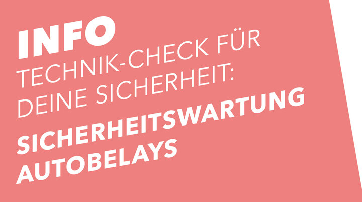 Hinweis Wartung Autobelays | © diekletterarena