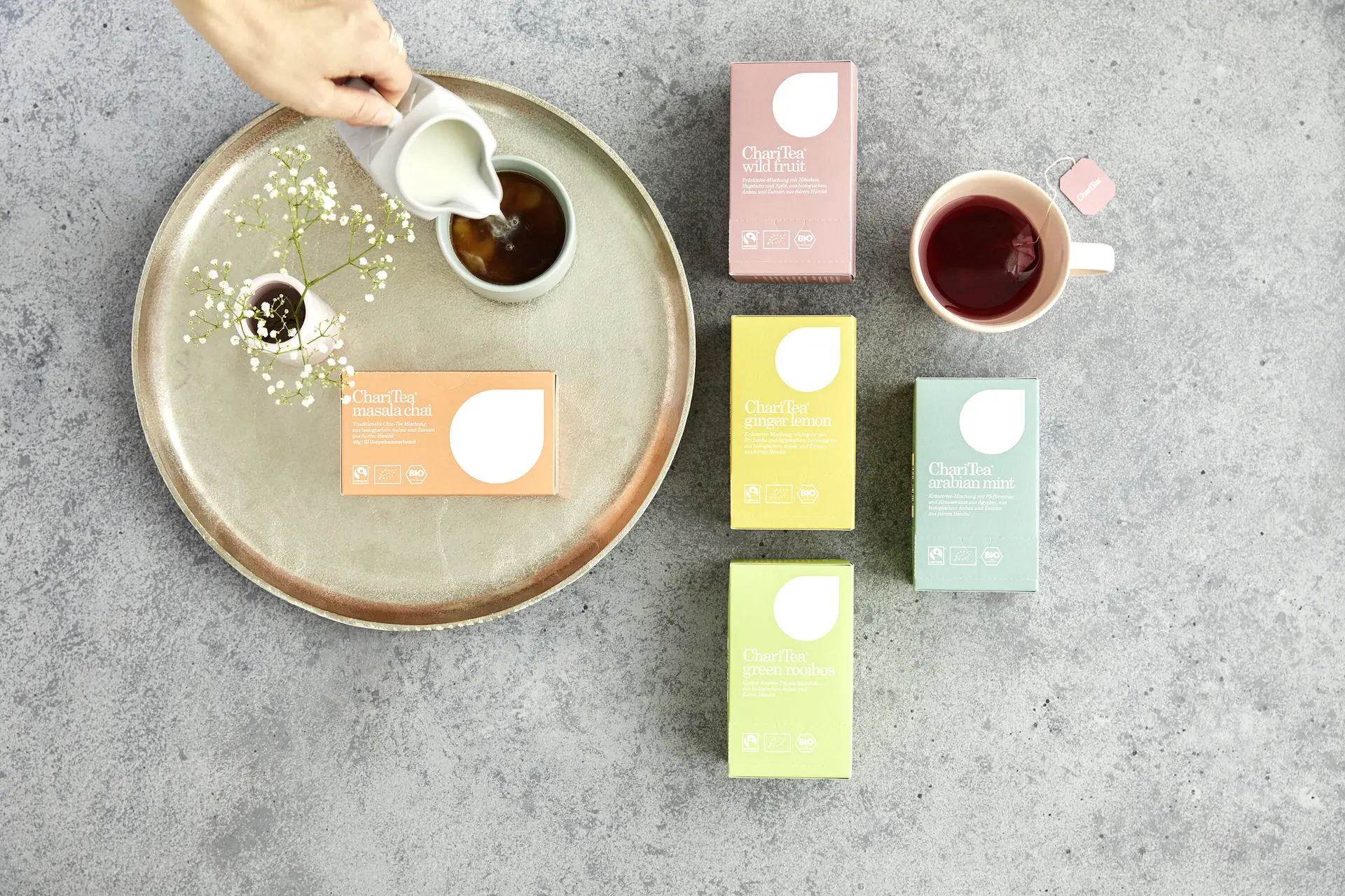 Chari Tea / Bistroangebot in der Kletterarena | © charitea