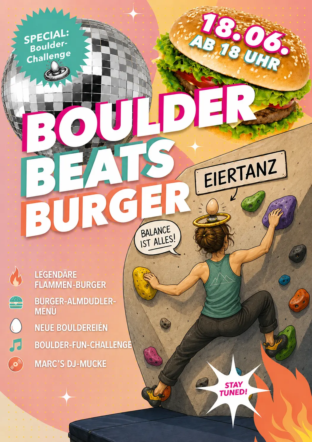Event in der Kletterarena - BoulderBeatsBurger | © DAV  Heilbronn