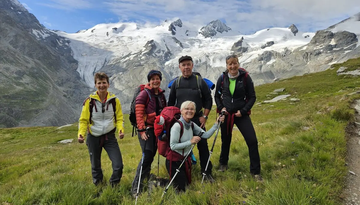 Bergtour Buendner Alpen / BZG Oehringen / Am Höhenweg zur Chamanna Coaz | © DAV Heilbronn