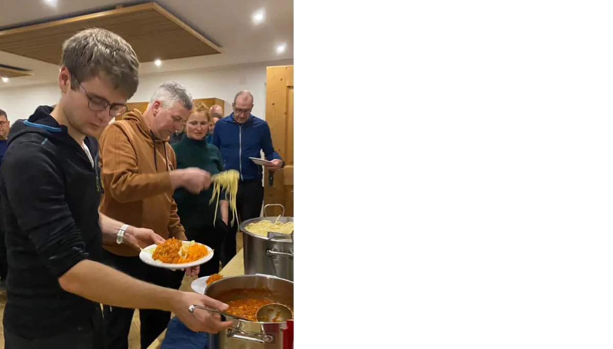 Essen auf der Mitgliederversammlung DAV HN / BZG Künzelsau | © DAV Heilbronn / BZG Künzelsau