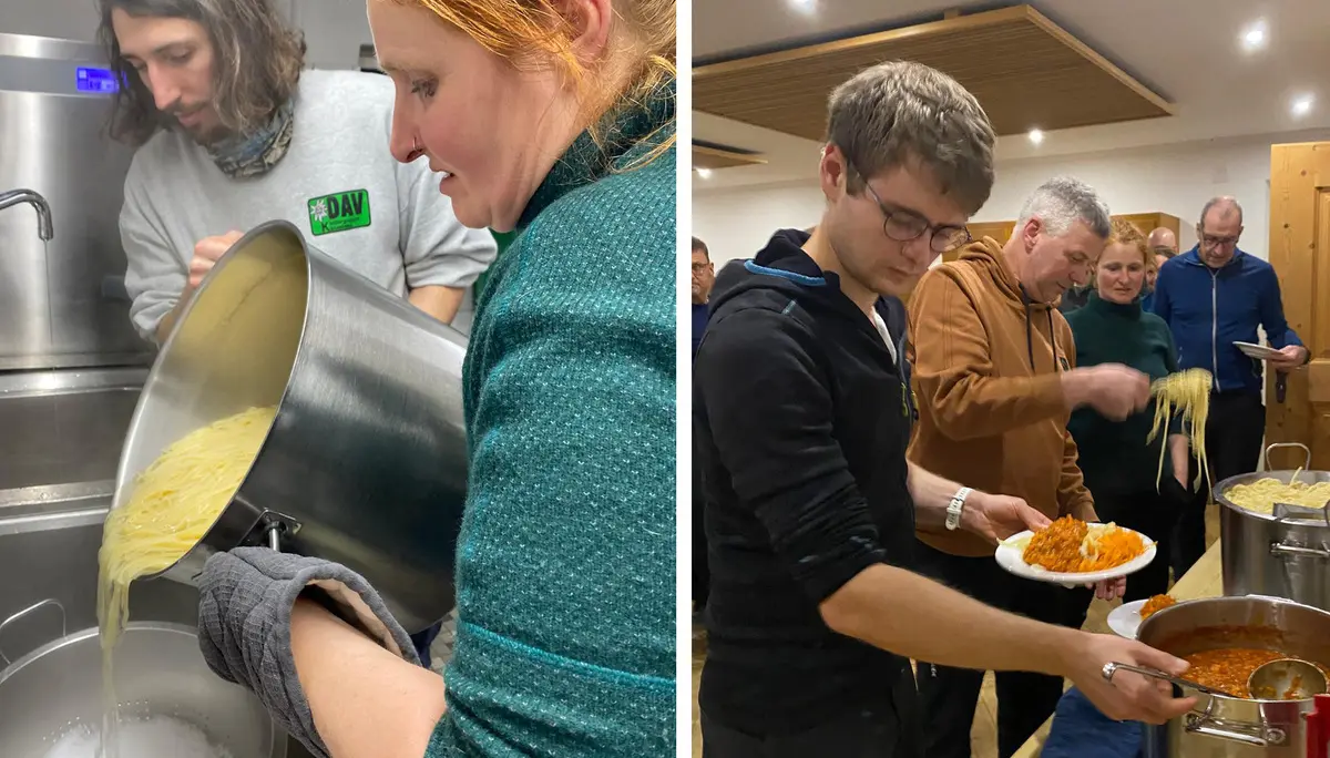 Essen auf der Mitgliederversammlung DAV HN / BZG Künzelsau | © DAV Heilbronn / BZG Künzelsau