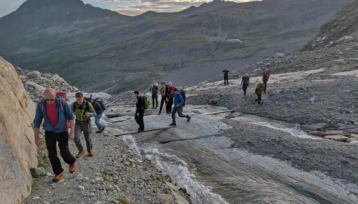 Wandergruppe der BZG Künzelsau  | © DAV Heilbronn / BZG Künzelsau