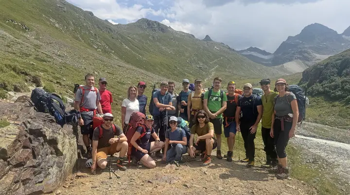 Gruppe der BZG Künzelsau  | © DAV Heilbronn / BZG Künzelsau