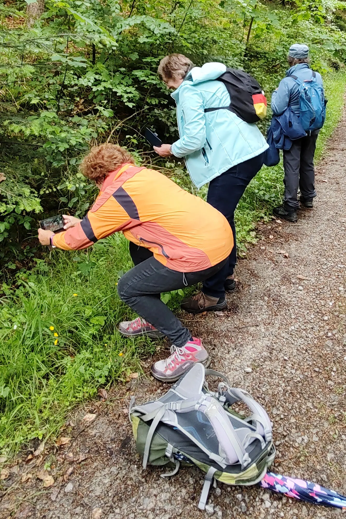 Wandergruppe beim Fotos machen | © DAV Heilbronn