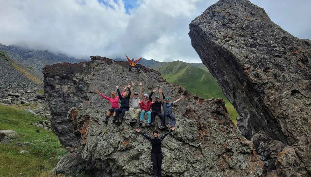 Hochtourengruppe-Georgien-2025-08-Bild-02 | © DAV Heilbronn Andreas Anselm 