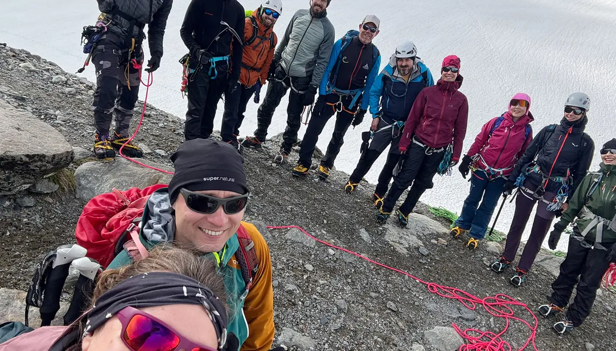 Hochtourengruppe-Bericht-Gletschergrundkurs-2025-Bild-05 | © DAV Heilbronn Andreas Anselm 