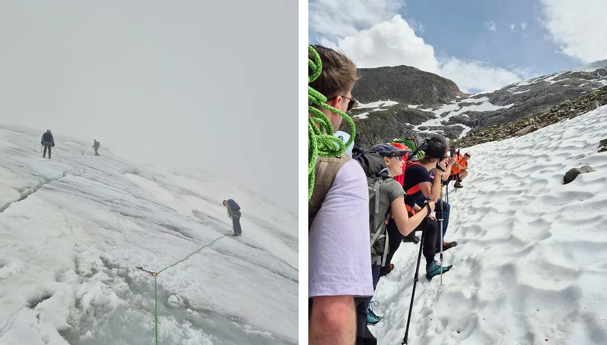 Hochtourengruppe-Bericht-Gletschergrundkurs-2025-Bild-07 | © DAV Heilbronn Andreas Anselm 