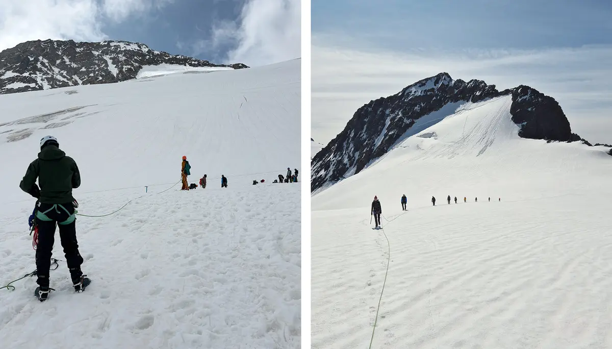 Hochtourengruppe-Bericht-Gletschergrundkurs-2025-Bild-12 | © DAV Heilbronn Andreas Anselm 