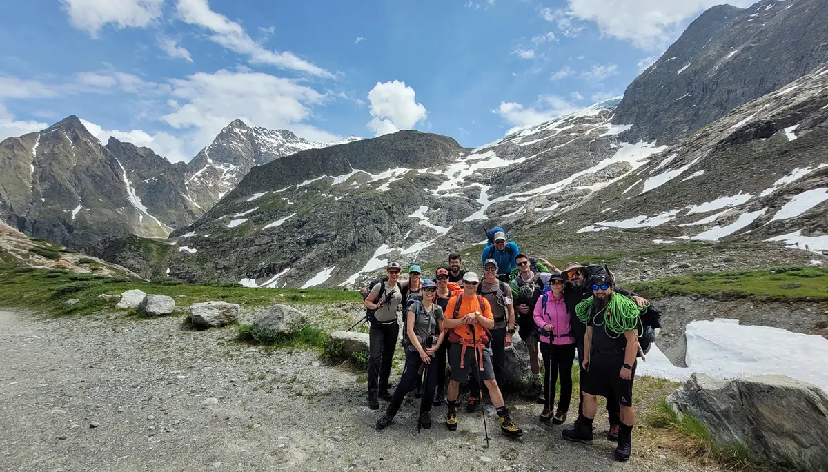 Hochtourengruppe-Bericht-Gletschergrundkurs-2025-Bild-11 | © DAV Heilbronn Andreas Anselm 