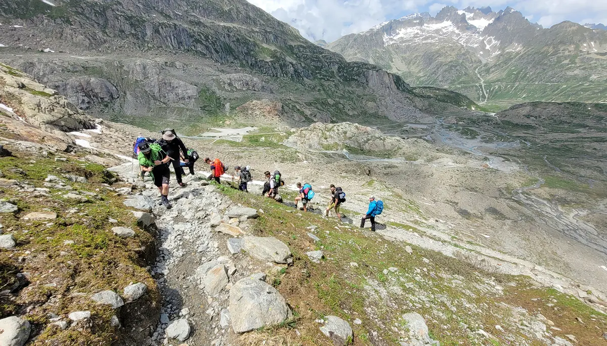 Hochtourengruppe-Bericht-Gletschergrundkurs-2025-Bild-10 | © DAV Heilbronn Andreas Anselm 