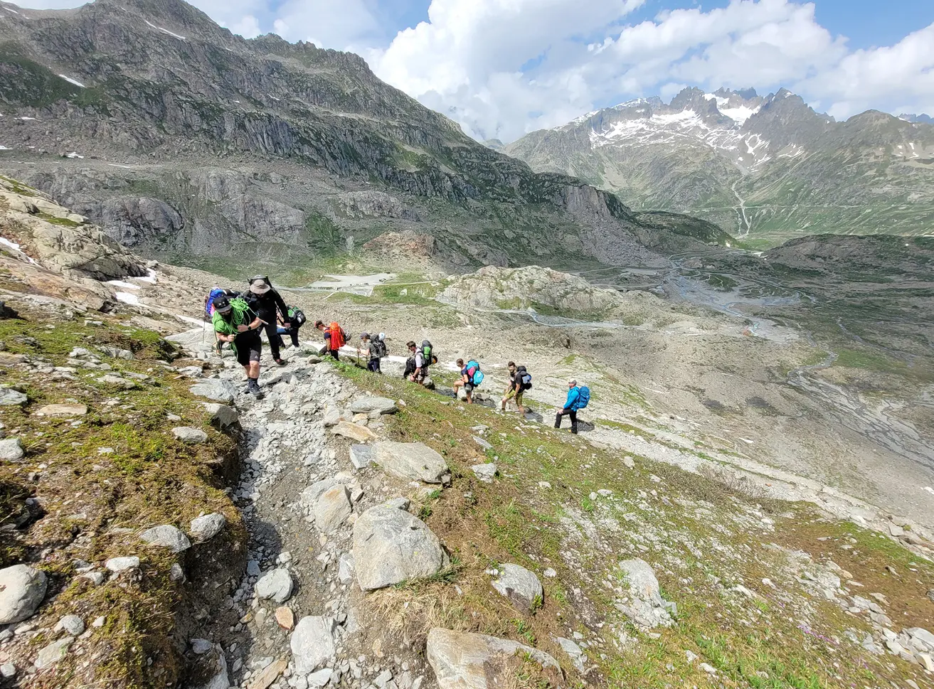 Hochtourengruppe-Bericht-Gletschergrundkurs-2025-Bild-10 | © DAV Heilbronn Andreas Anselm 
