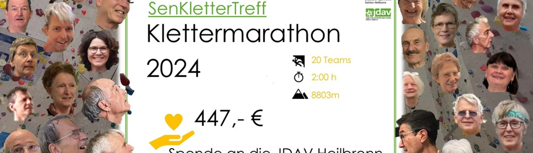 Sen-Spendenmarathon 2024 / DAV Heilbronn | © DAV Heilbronn