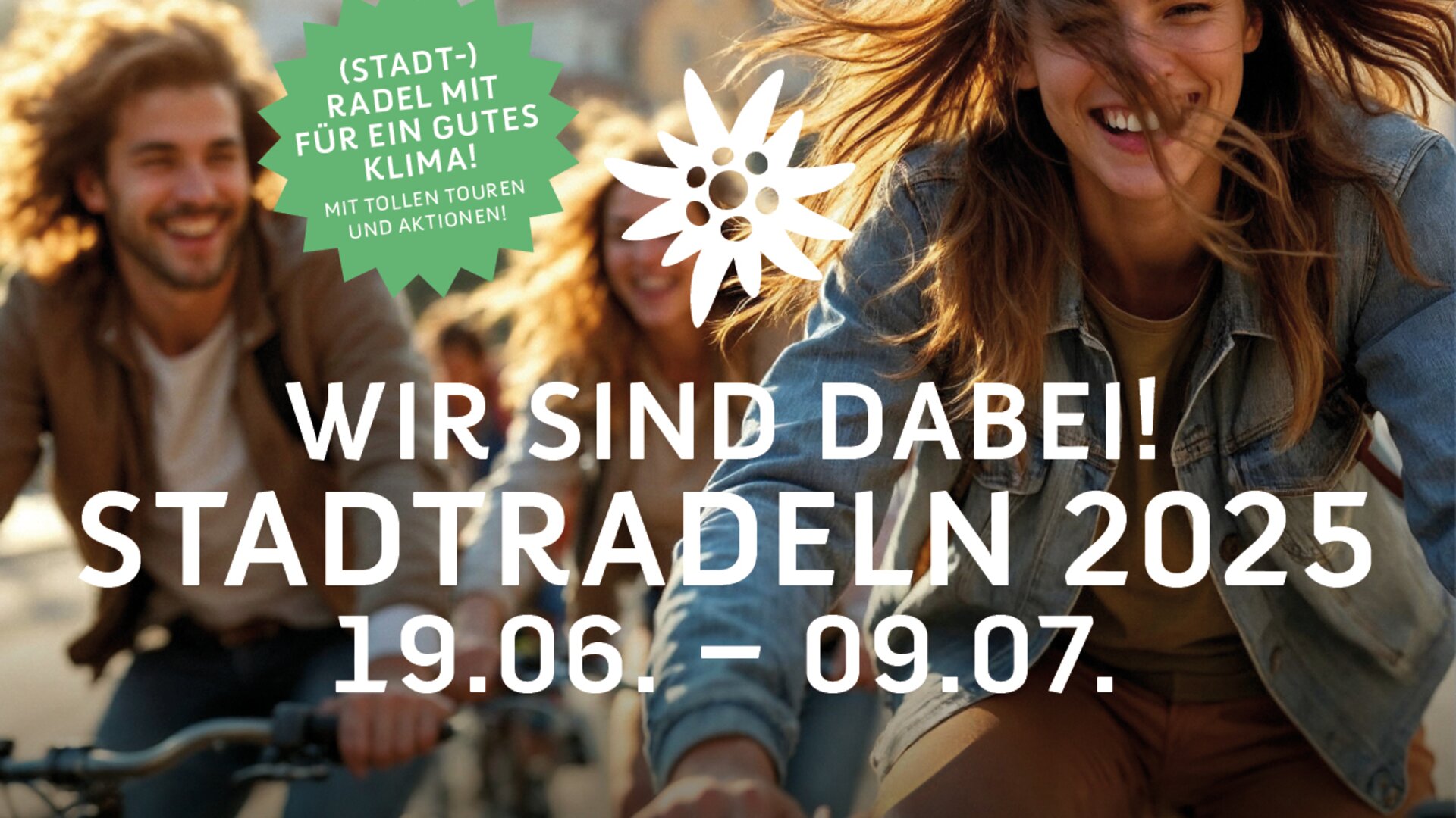 Stadtradeln 2025 / Wir sind dabei / DAV Heilbronn | © freepik Stadtradeln 2025 / Wir sind dabei / DAV Heilbronn | © freepik