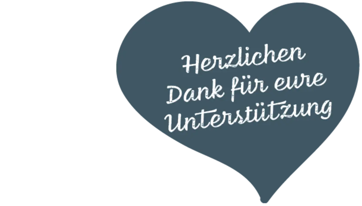 Herz. Danke für Spenden. | © DAV Heilbronn