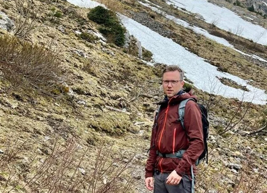 Portrait von Till Strohschneider | © DAV Heilbronn Wanderer mit kurzen Haaren und Brille | © DAV Heilbronn
