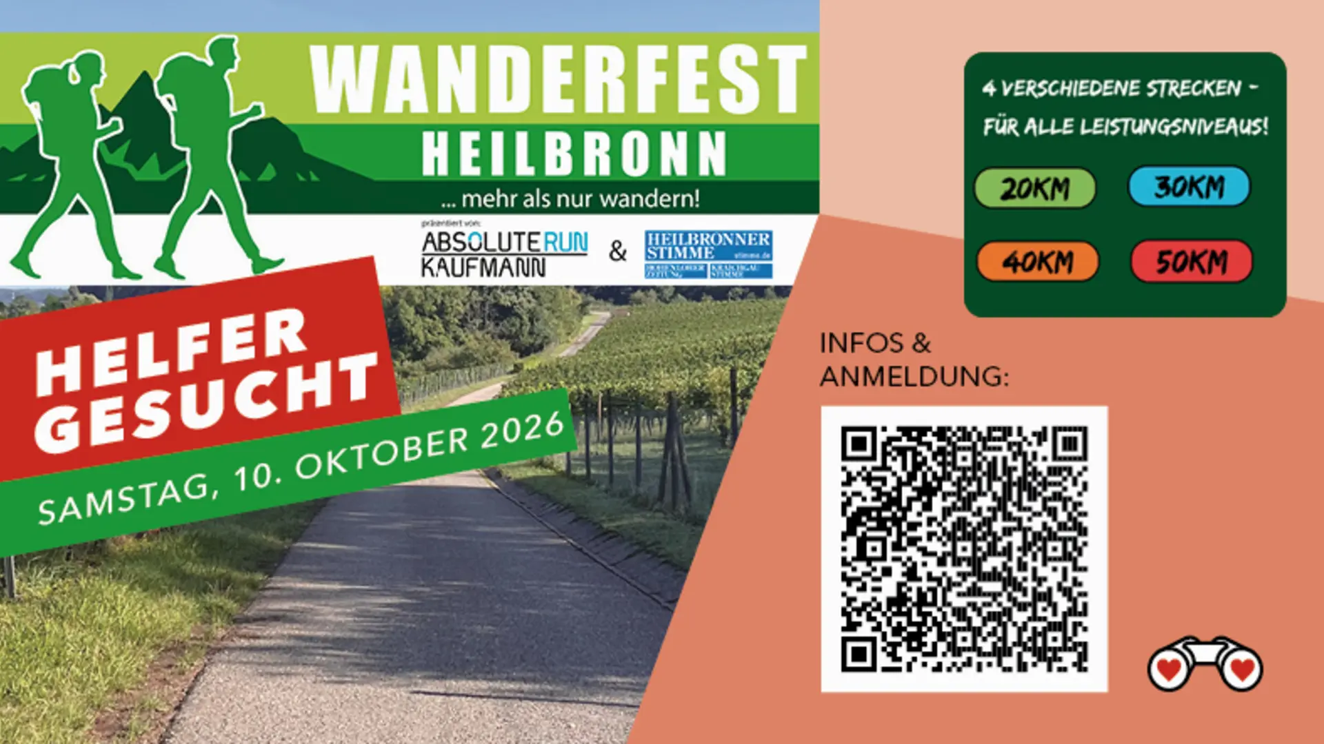 DAV Heilbronn Helferaufruf für Heilbronner Wanderfest 2026 | © DAV Heilbronn
