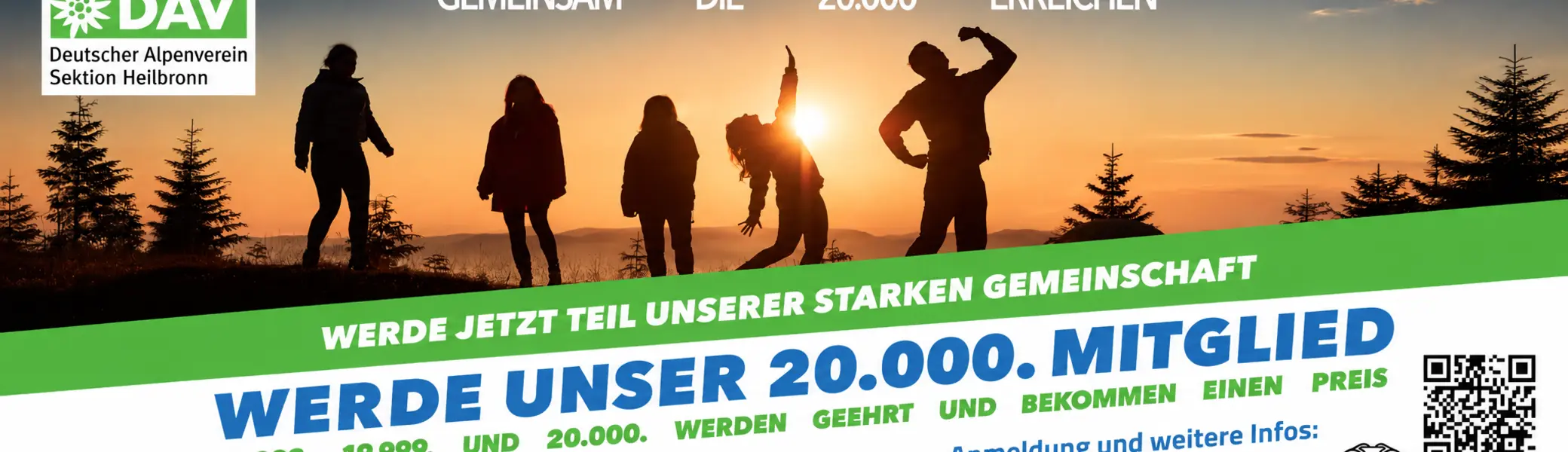 20.000. Mitglied | © DAV Heilbronn