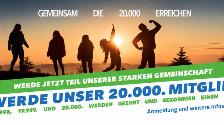 20.000. Mitglied | © DAV Heilbronn