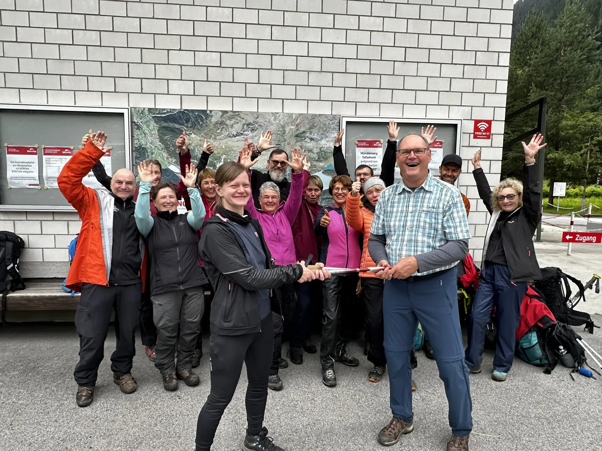 Teamevent Agentur für Arbeit auf der Neuen Heilbronner Hütte / DAV Heilbronn | © Mario Keller