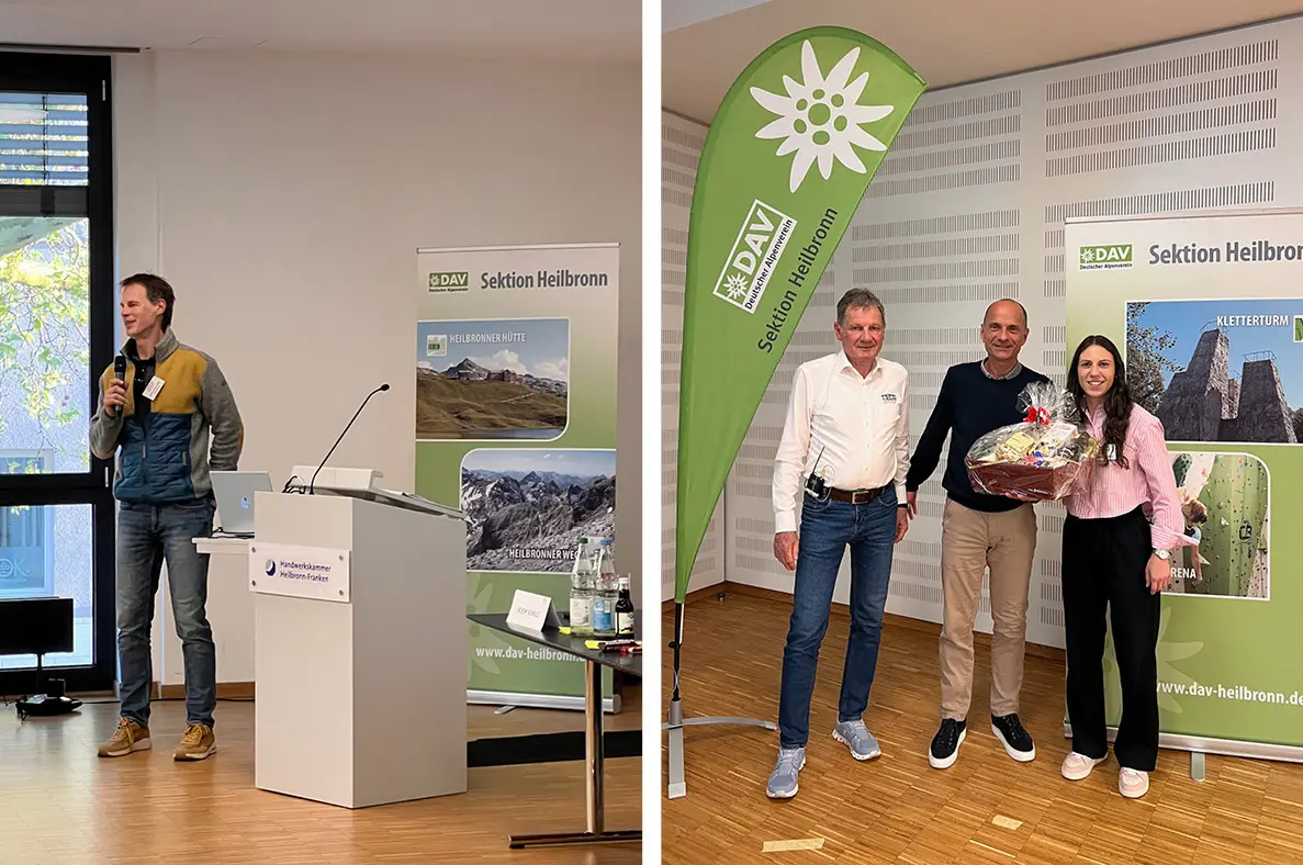 Rueckblick auf die Mitgliedersammlung in Heilbronn | © DAV Heilbronn