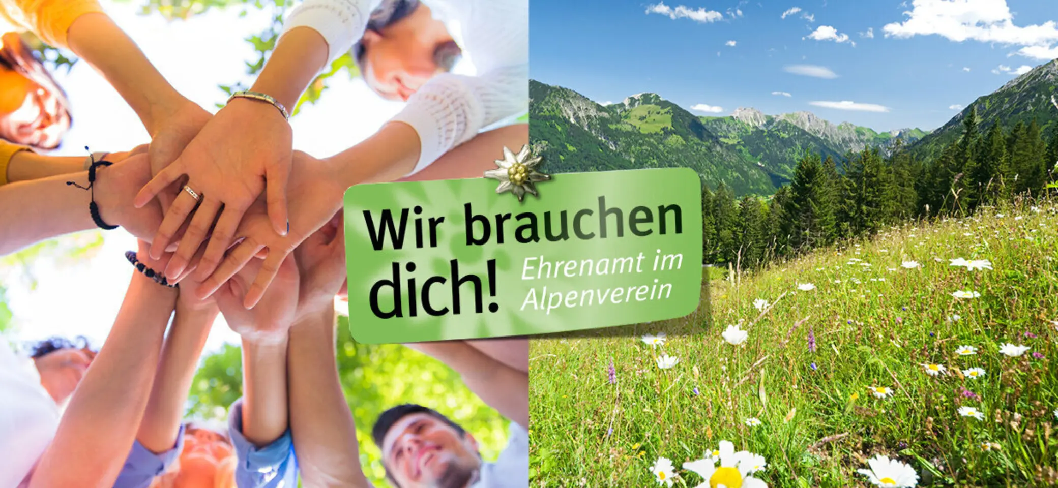 Bildmotiv "Ehrenamt: Wir brauchen Dich" - Imagefoto | © DAV